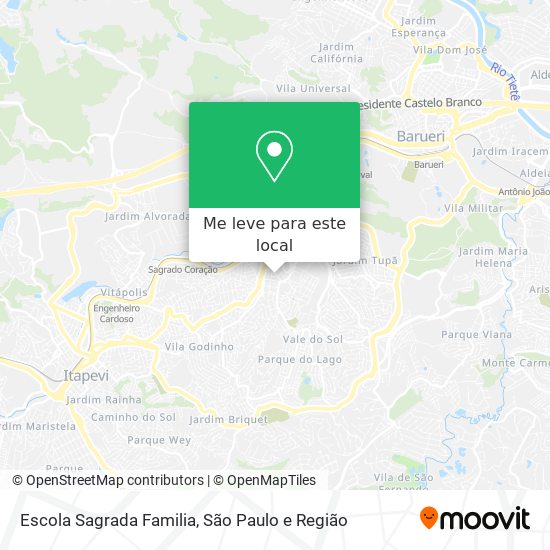 Escola Sagrada Familia mapa