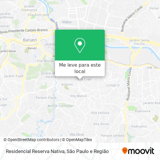Residencial Reserva Nativa mapa