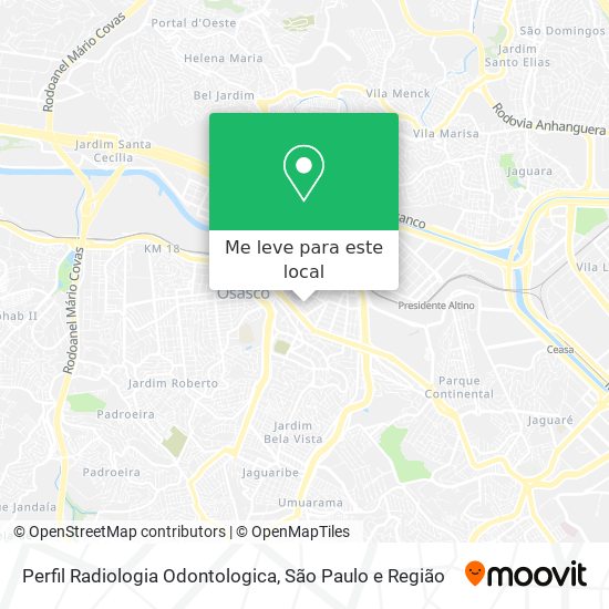 Perfil Radiologia Odontologica mapa