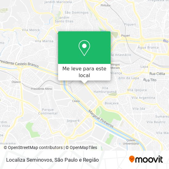 Localiza Seminovos mapa