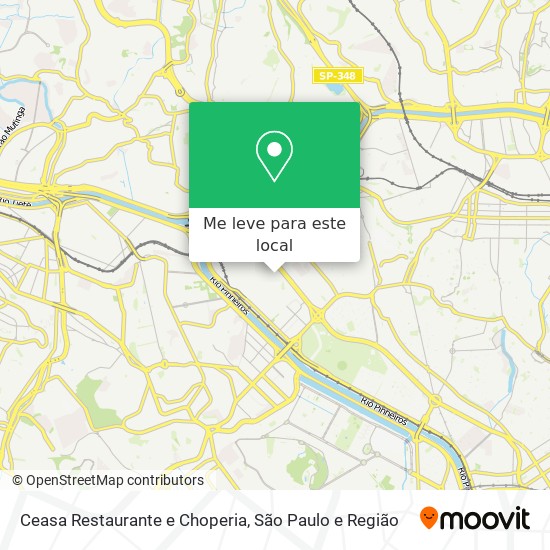 Ceasa Restaurante e Choperia mapa