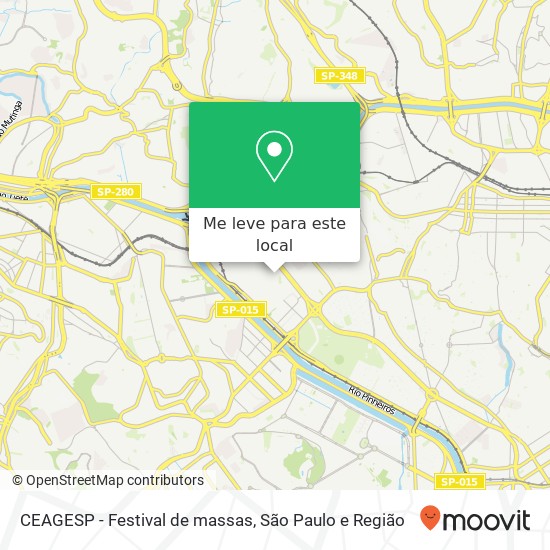 CEAGESP - Festival de massas mapa
