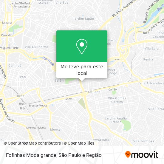 Fofinhas Moda grande mapa