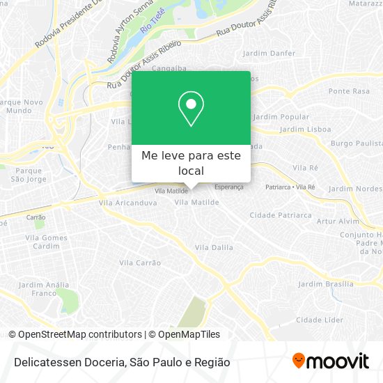 Delicatessen Doceria mapa