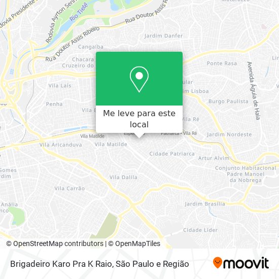 Brigadeiro Karo Pra K Raio mapa