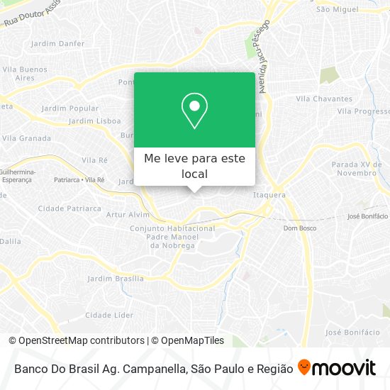 Banco Do Brasil Ag. Campanella mapa