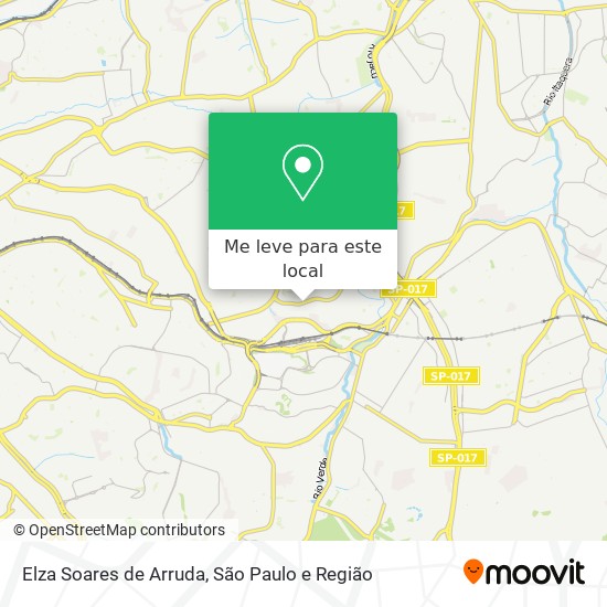 Elza Soares de Arruda mapa