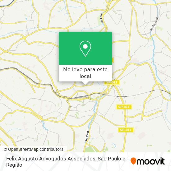 Felix Augusto Advogados Associados mapa