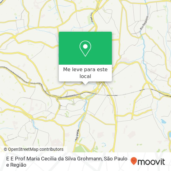 E E Prof Maria Cecilia da Silva Grohmann mapa