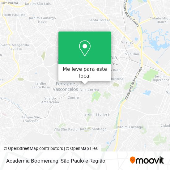 Academia Boomerang mapa