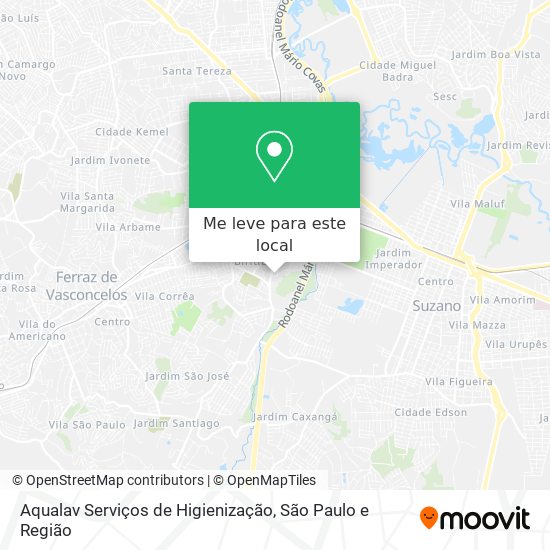 Aqualav Serviços de Higienização mapa