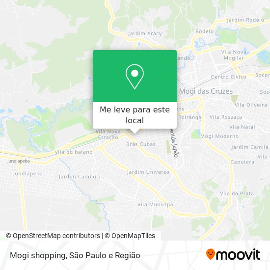 Mogi shopping mapa
