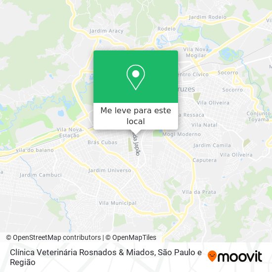 Clínica Veterinária Rosnados & Miados mapa