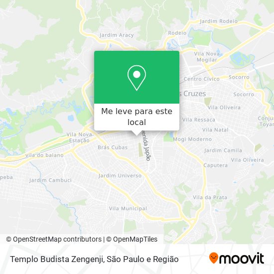 Templo Budista Zengenji mapa