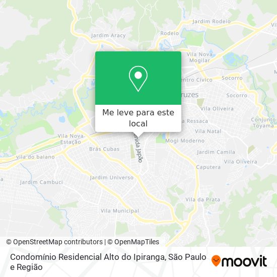 Condomínio Residencial Alto do Ipiranga mapa