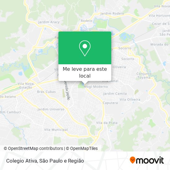 Colegio Ativa mapa