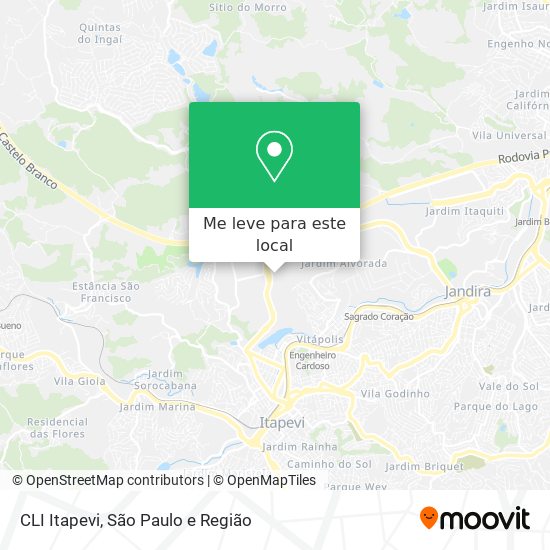 CLI Itapevi mapa