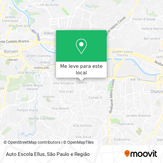 Auto Escola Ellus mapa