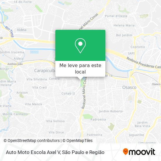 Auto Moto Escola Axel V mapa
