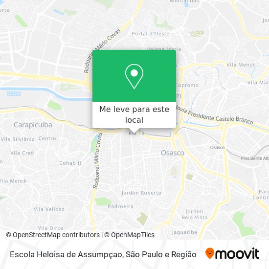 Escola Heloisa de Assumpçao mapa