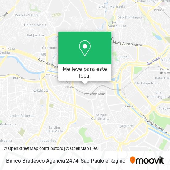 Banco Bradesco Agencia 2474 mapa