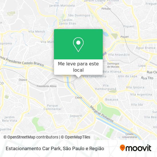 Estacionamento Car Park mapa