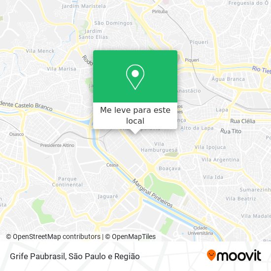 Grife Paubrasil mapa