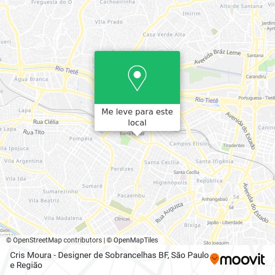 Cris Moura - Designer de Sobrancelhas BF mapa