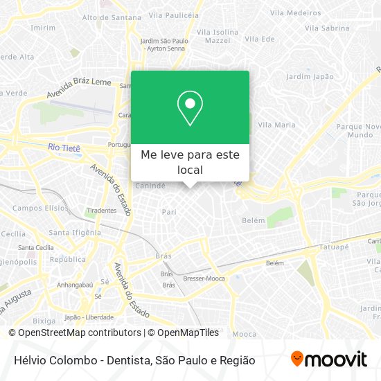 Hélvio Colombo - Dentista mapa