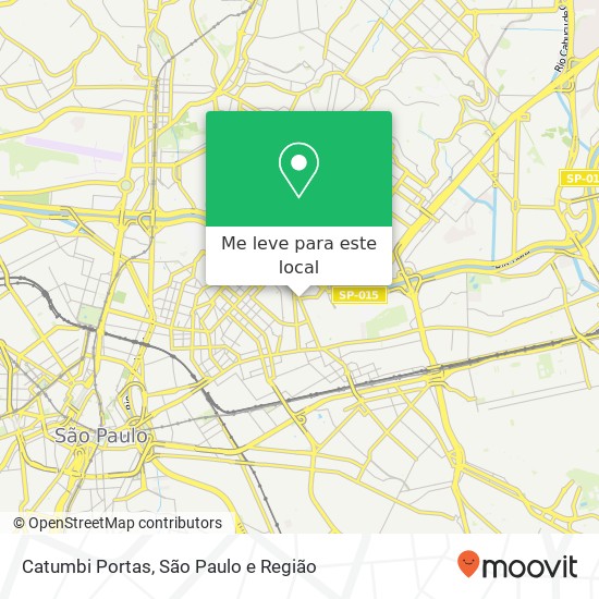 Catumbi Portas mapa