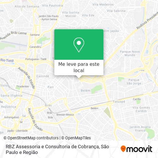 RBZ Assessoria e Consultoria de Cobrança mapa