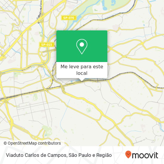 Viaduto Carlos de Campos mapa