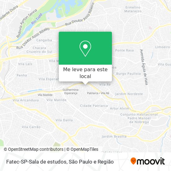 Fatec-SP-Sala de estudos mapa