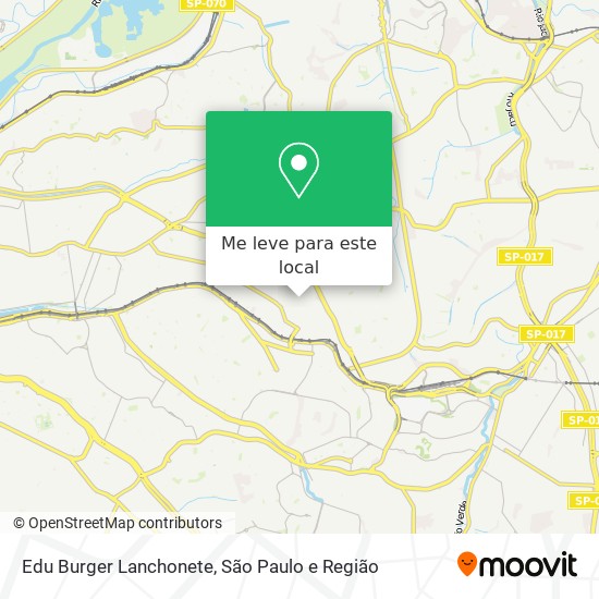 Edu Burger Lanchonete mapa