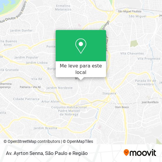 Av. Ayrton Senna mapa
