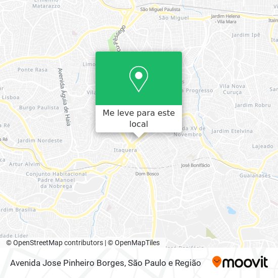 Avenida Jose Pinheiro Borges mapa