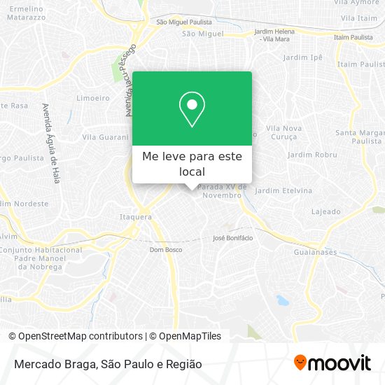Mercado Braga mapa