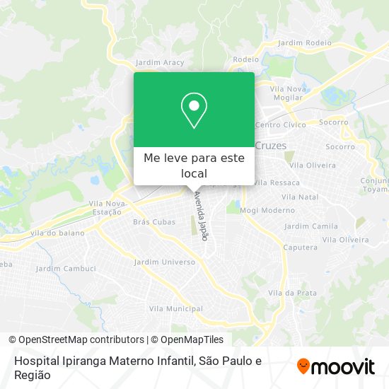 Hospital Ipiranga Materno Infantil mapa