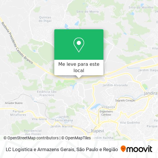 LC Logistica e Armazens Gerais mapa