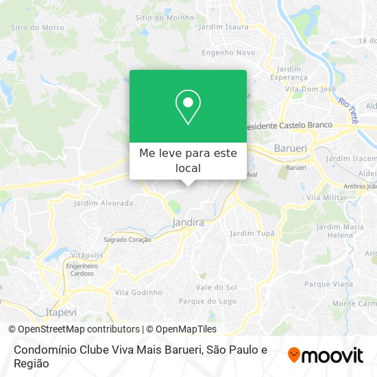 Condomínio Clube Viva Mais Barueri mapa