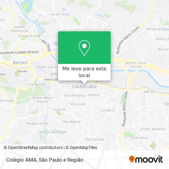 Colégio AMA mapa