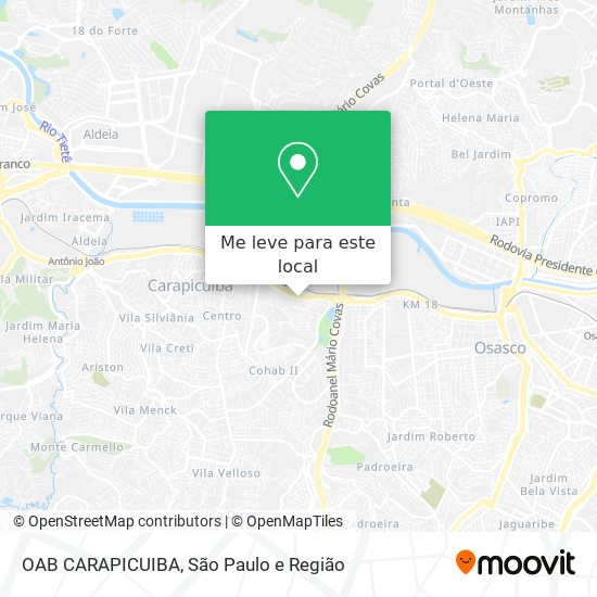 OAB CARAPICUIBA mapa