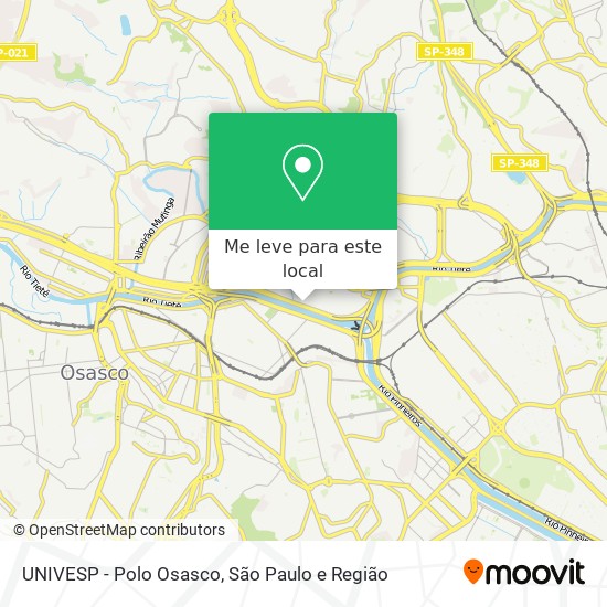 UNIVESP - Polo Osasco mapa
