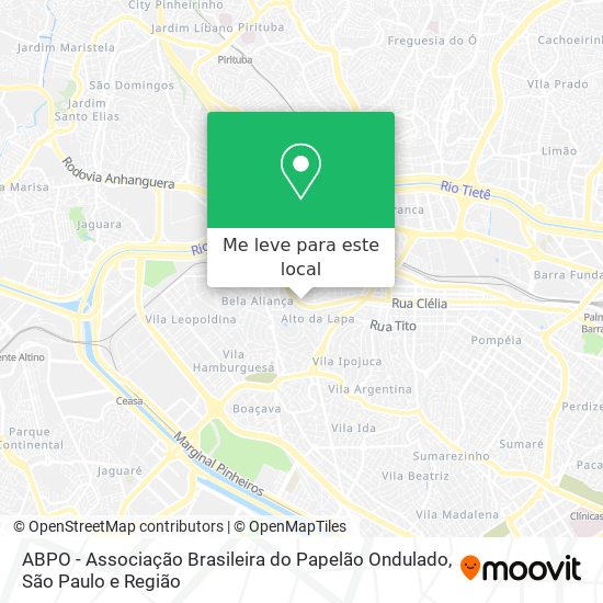 ABPO - Associação Brasileira do Papelão Ondulado mapa