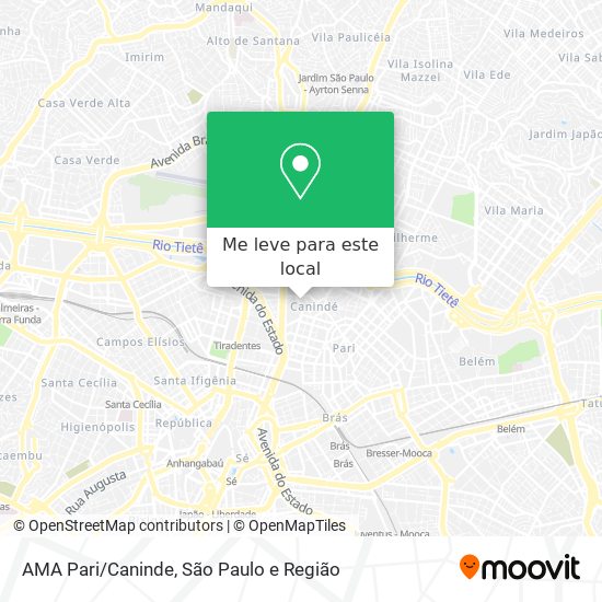 AMA Pari/Caninde mapa