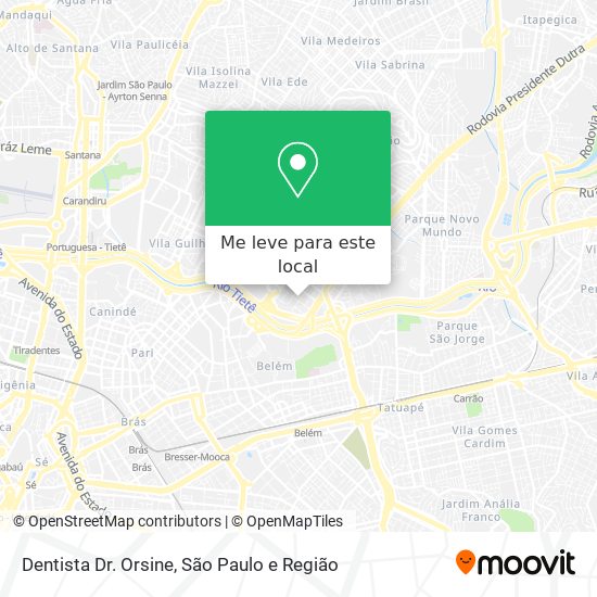 Dentista Dr. Orsine mapa