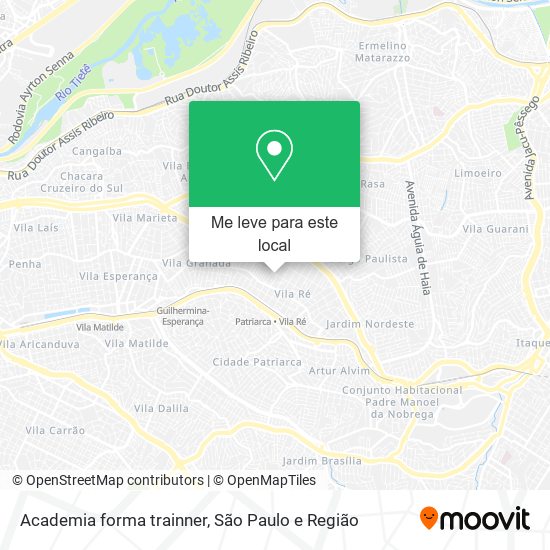 Academia forma trainner mapa