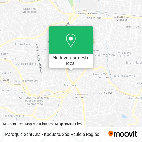 Paróquia Sant'Ana - Itaquera mapa