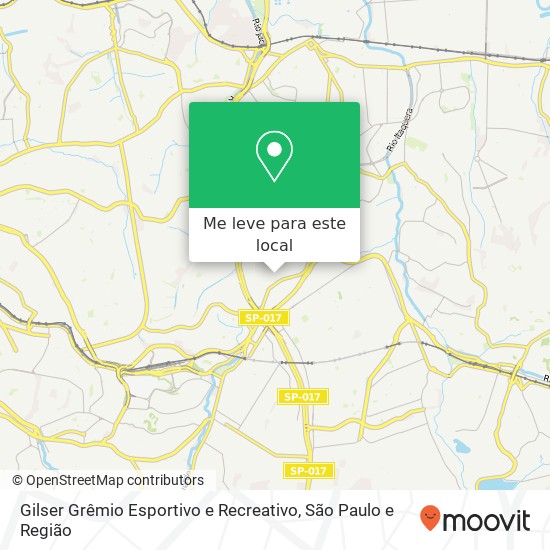 Gilser Grêmio Esportivo e Recreativo mapa