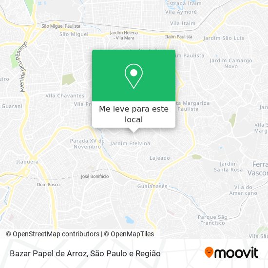 Bazar Papel de Arroz mapa